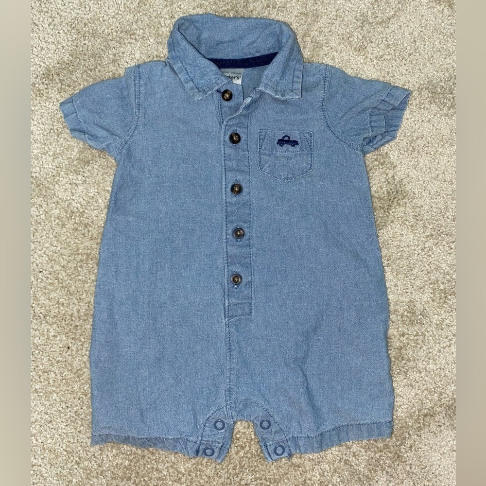 Carter's Baby Boys' One Piece Short Sleeve Romper